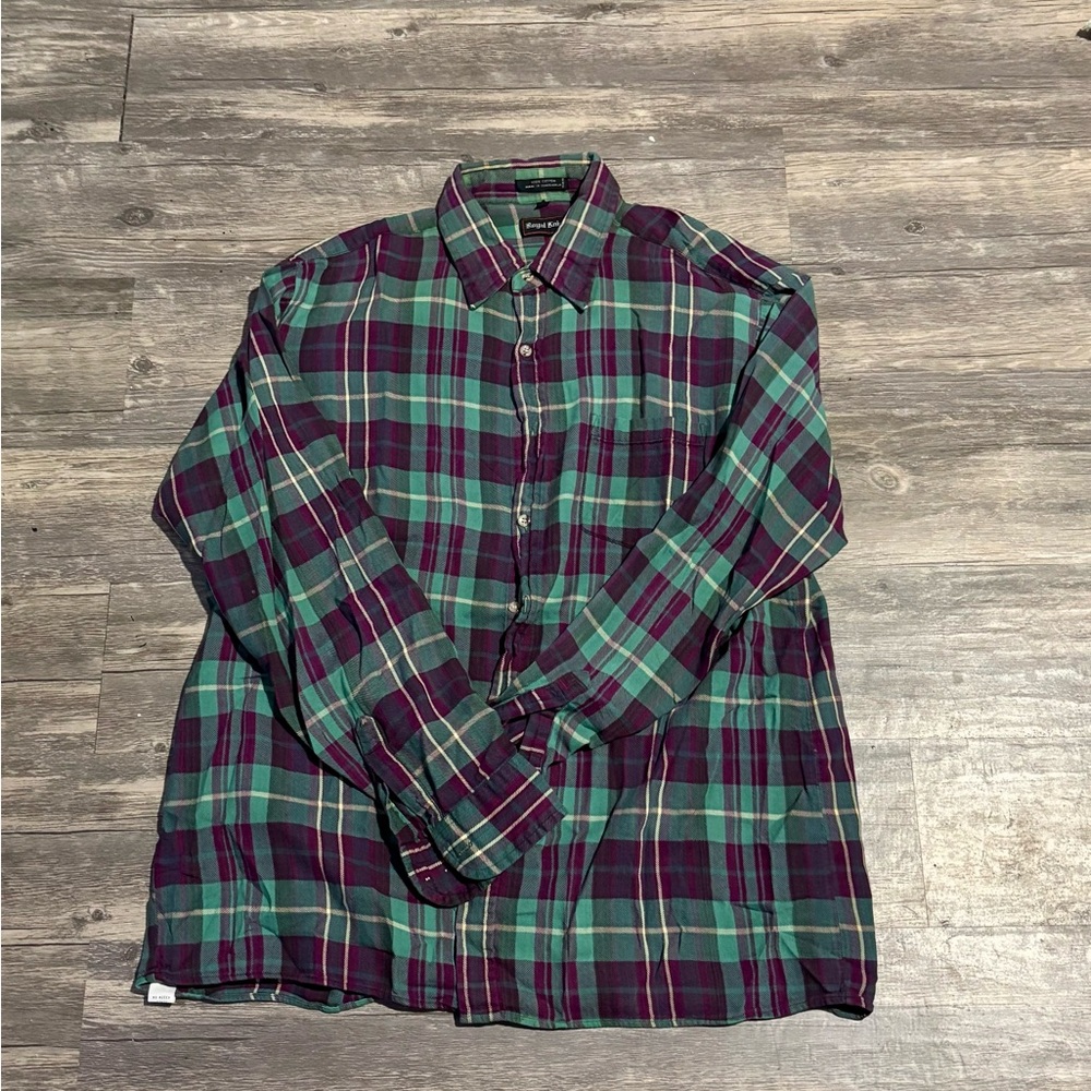 Classic Plaid Button-Down Shirt